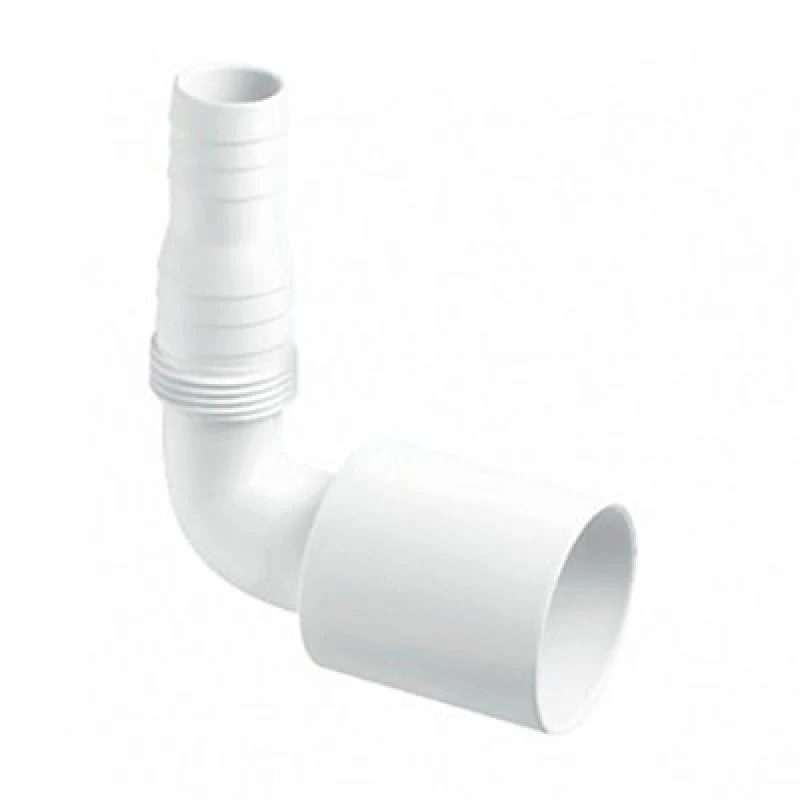 Image of McAlpine WMF4 90° Nozzle for connection to Multifit White