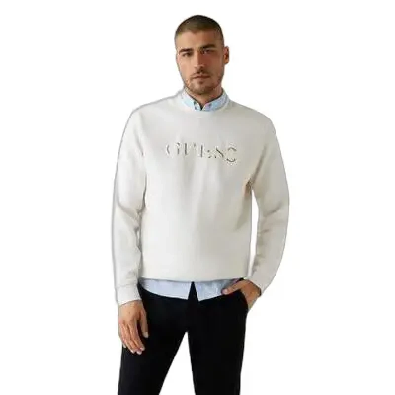 Image of Guess Sweatshirt Guess BASIC Bleu Male M