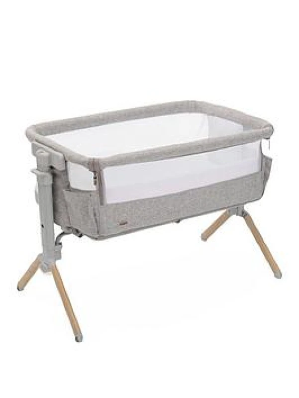 Image of Chicco Next2Me Armonia Bedside Crib Brown ONE SIZE