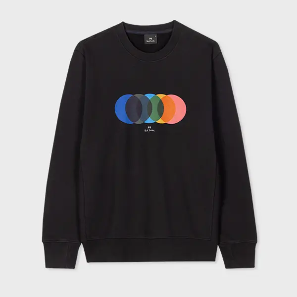 Image of Ps Paul Smith Mens Sweatshirt Circles