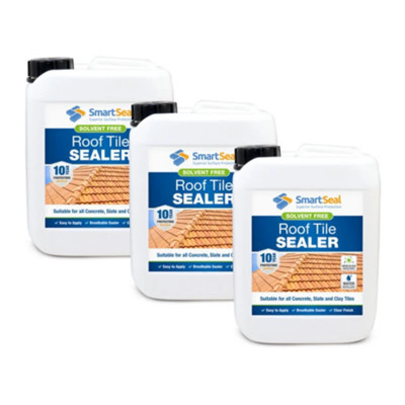 Image of SMARTSEAL Smartseal - Roof Tile Sealer - Impregnating - 3 x 5 Litre SM-ROFTIL-3X5