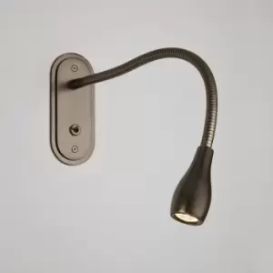 Image of Lindos LED Reading Wall Light Switched Bronze 2.3W