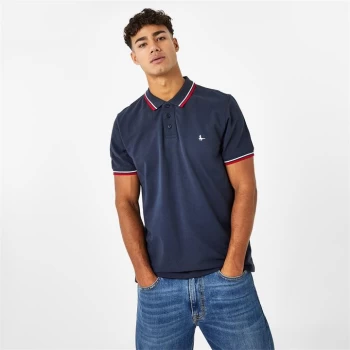 Image of Jack Wills Tipped Polo - Navy