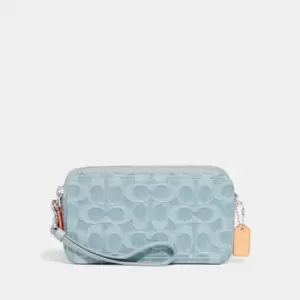Image of Coach Signature Kira Washed Denim Cross Body Bag