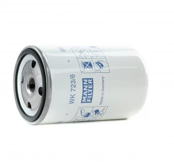 Image of MANN-FILTER Fuel Filter VOLVO WK 723/6 11706667,11998954,142139393 142440437,21492771,241672,2416725,241674,243004,2430049,36845,3825133,38251336