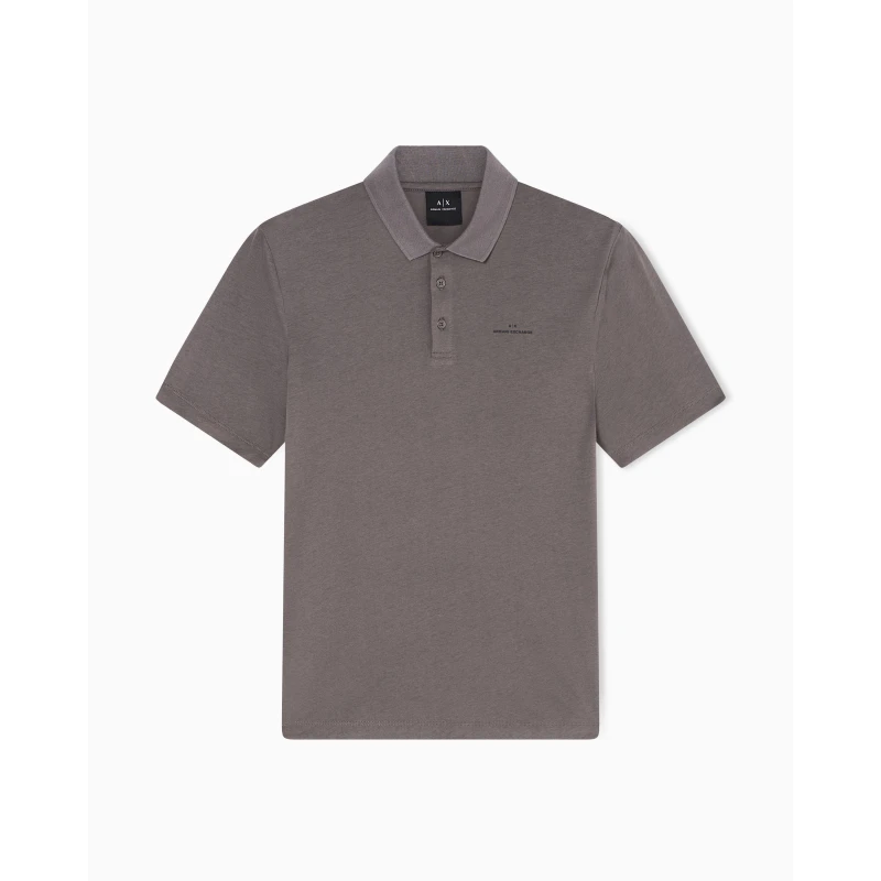 Image of Armani Exchange Mens Short-Sleeve Polo Shirt Gull U8092 male S