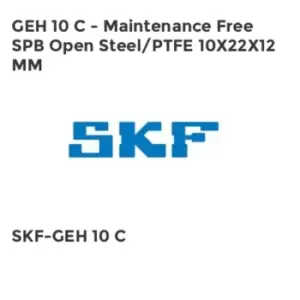 Image of GEH 10 C - Maintenance Free SPB Open Steel/PTFE 10X22X12 MM
