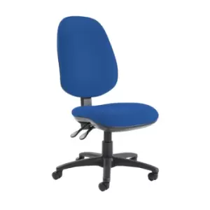 Image of Dams MTO Jota Extra High Back Operator Chair with No Arms - Blizzard Grey