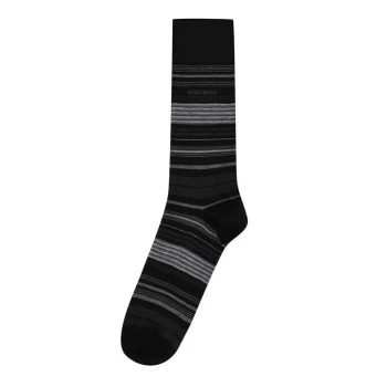 Image of Boss Boss Bodywear 1 Pack Multi Stripe Socks - Black