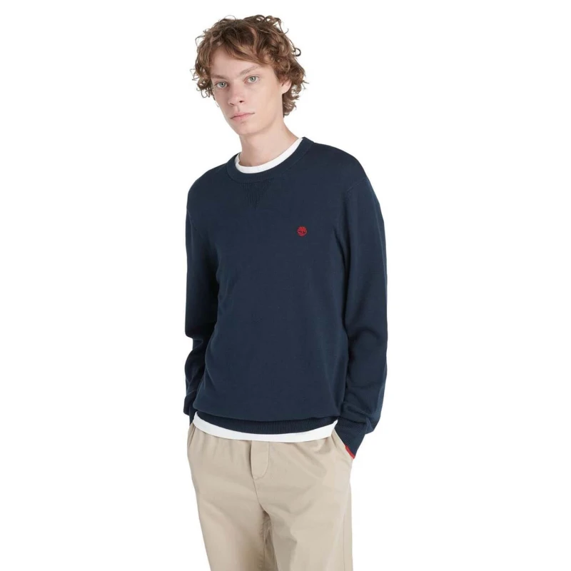 Image of Timberland John Crewneck Sweatshirt Navy male S