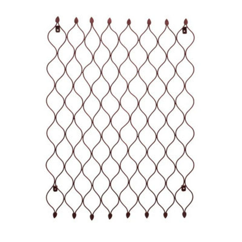 Image of Ivyline Outdoor Honeycomb Trellis - Mild Steel - L2.5 X W78 X H110 Cm - Bronze