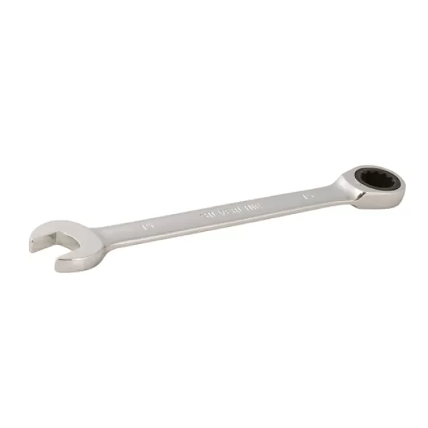 Image of Silverline Fixed Head Ratchet Spanner - 15mm