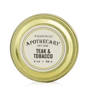 Image of Paddywax Apothecary Teak & Tobacco Scented Candle 56g