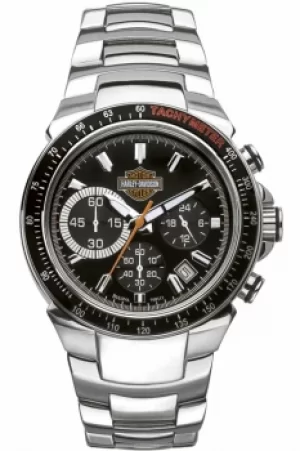 Image of Mens Harley Davidson Chronograph Watch 78B113
