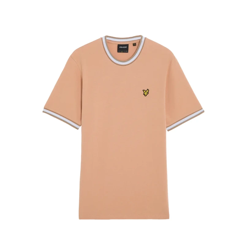 Image of Lyle & Scott Multi-point T-Shirt Lyle & Scott Beige Male S