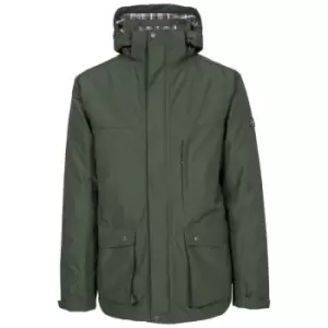 Image of Trespass Mens Vauxelly Waterproof Jacket (XXS) (Olive)