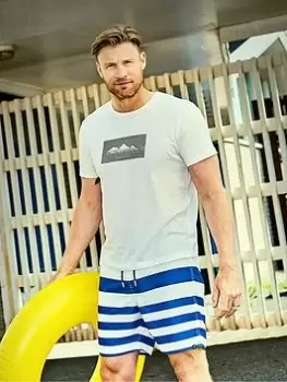 Image of Regatta Hamza Swim Shorts - Blue Size S, Men