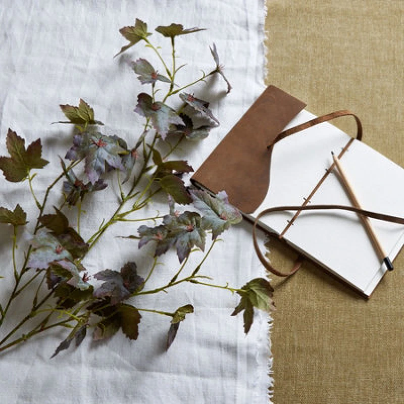 Image of Love Lace Variegated Maple Leaf Artificial Flower Green