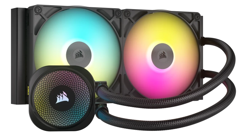 Image of Corsair iCUE LINK TITAN 280 RX RGB 280mm Liquid CPU Cooler Black - CW-9061017-WW