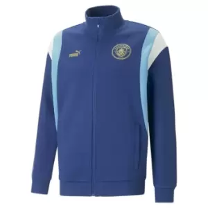 Image of Puma Manchester City CNY Jacket 2023 Adults - Blue