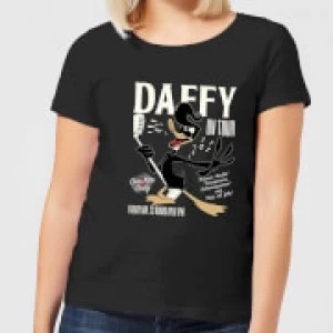 Image of Looney Tunes Daffy Concert Womens T-Shirt - Black - S