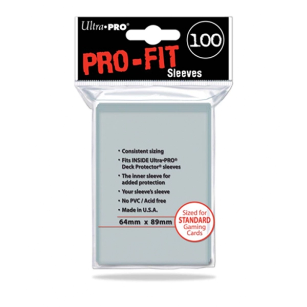 Image of Ultra Pro Pro Fit Standard Size Deck Protectors 100ct UP82712