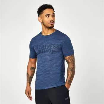 Image of Everlast Seamless Logo T-Shirt - Navy