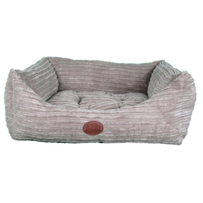 Image of Snug & Cosy Pets Snug And Cosy San Remo Brown Rectangle Bed 42"