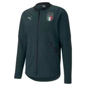 Image of Puma FIGC Casual Jacket Mens - Green