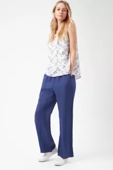 Image of Print Linen Sleeveless Top