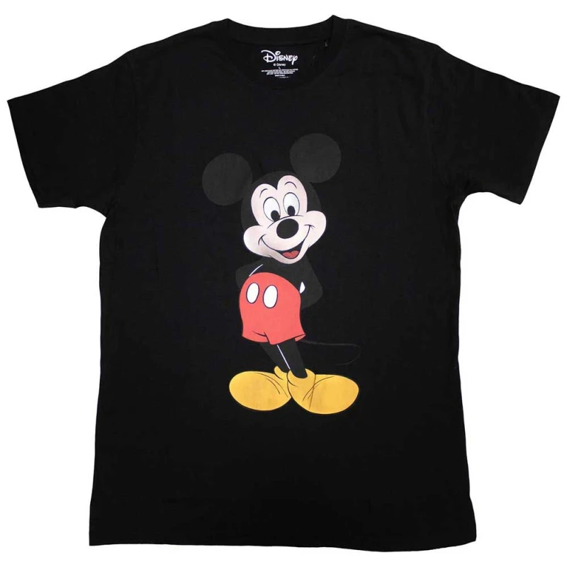 Image of Disney Mickey Mouse Stance T Shirt Black unisex