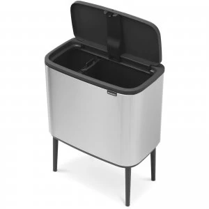 Image of Brabantia Bo Touch Bin 11 + 23L - Matt Steel Fingerprint Proof
