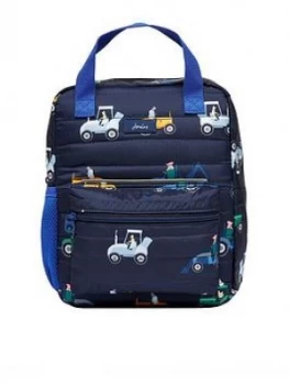 Image of Joules Boys Tractor Venture Backpack - Navy