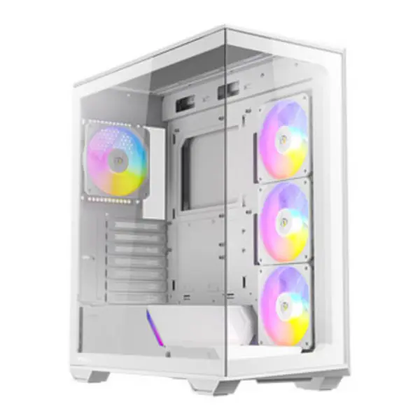 Image of Antec C3 ARGB Mid Tower Tempered Glass PC Gaming Case White