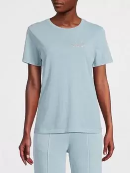 Image of Ps Paul Smith Happy Logo T-Shirt - Blue