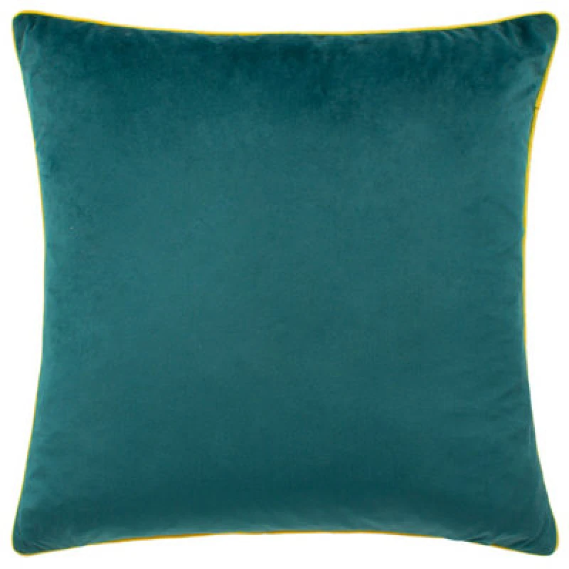 Image of Furn Furn Meridian Velvet Cushion in Mid Navy Size: 45cm x 45cm Mid Navy 45cm x 45cm Unisex 5025532353733