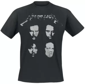 Image of Metallica 4 Faces T-Shirt black