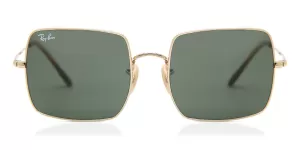 Image of Ray-Ban Womens Square Frame Sunglasses - Gold