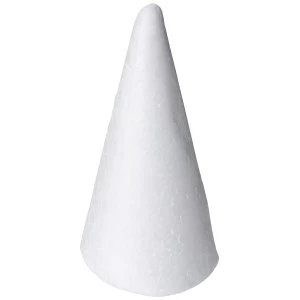 Image of Polystyrene Cone White