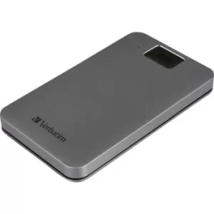 Image of Verbatim Executive Fingerprint Secure 1TB 2.5 external hard drive USB 3.2 1st Gen (USB 3.0) Grey 53652