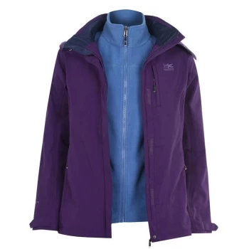 Image of Karrimor 3 in 1 Weathertite Jacket Ladies - Blackberry