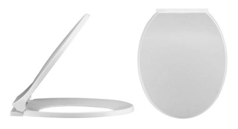 Image of Balterley Standard Round Bottom Fix Soft Close - White White unisex