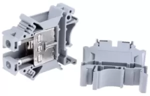 Image of Phoenix Contact Grey UK 16 N Standard Din Rail Terminal, 14 4 AWG, 4 16mm, ATEX, 800 V