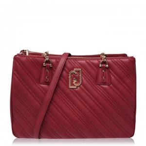 Image of Liu Jo Cool Quilted Tote Bag - Ciliegia 9186