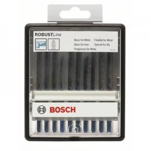 Image of Stichsageblatt-Set Robust Line, Metal Expert T-shank, 10 Piece Bosch Accessories 2607010541 1 Set