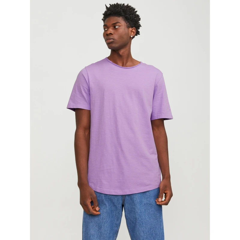 Image of Jack and Jones Short Sleeve T-Shirt Mens - Purple Purple M