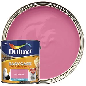 Image of Dulux Easycare Washable & Tough Berry Smoothie Matt Emulsion Paint 2.5L