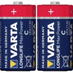 Image of Varta Longlife Max Power LR20 D battery Alkali-manganese 16500 mAh 1.5 V 2 pc(s)