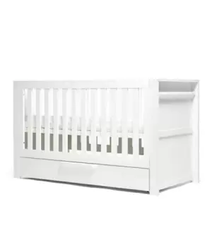 Image of Mamas & Papas Franklin Cot Bed - White Wash