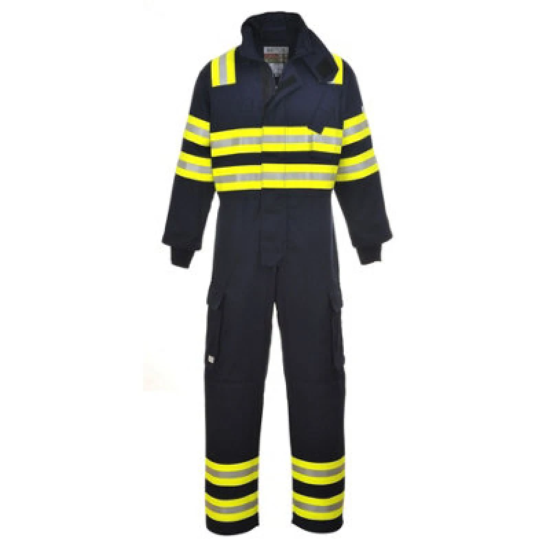 Image of Biz Flame Wildland Fire Coverall FR98NARXXL Colour: Navy